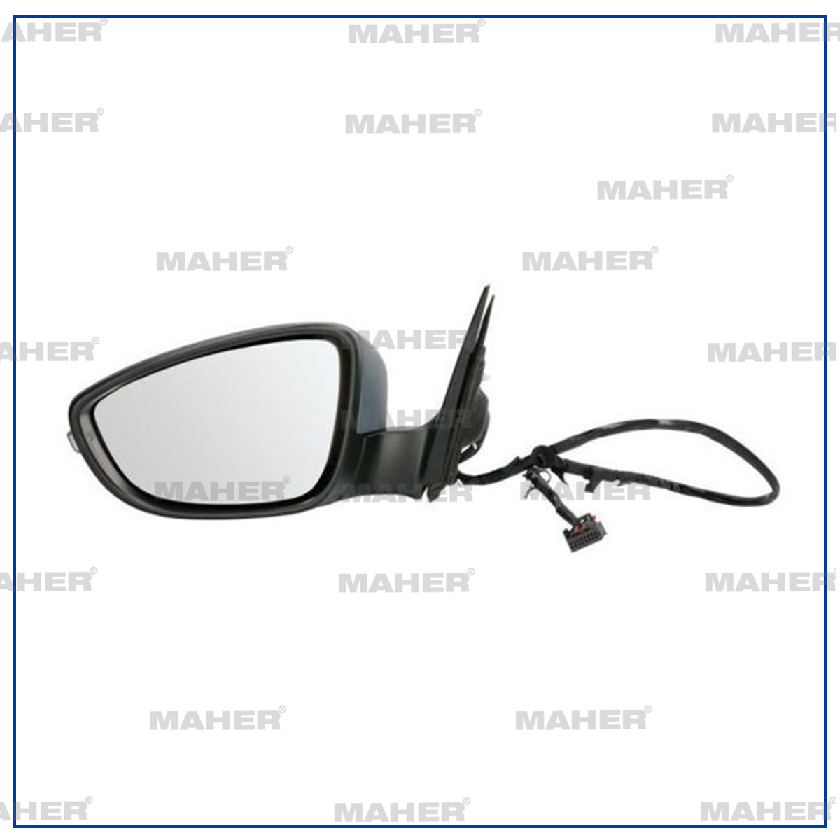 AYNA DIŞ DİKİZ SCİROCCO 08= ELEKTRİKLİ,ISITMALI, SİNYALLİ ASTARLI, SOL