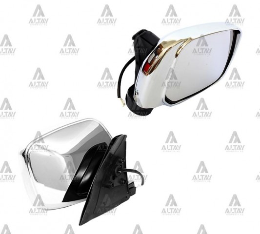 AYNA DIŞ DİKİZ L-200 02-05 ELEKTRİKLİ KROM 3 FİŞLİ SAĞ
