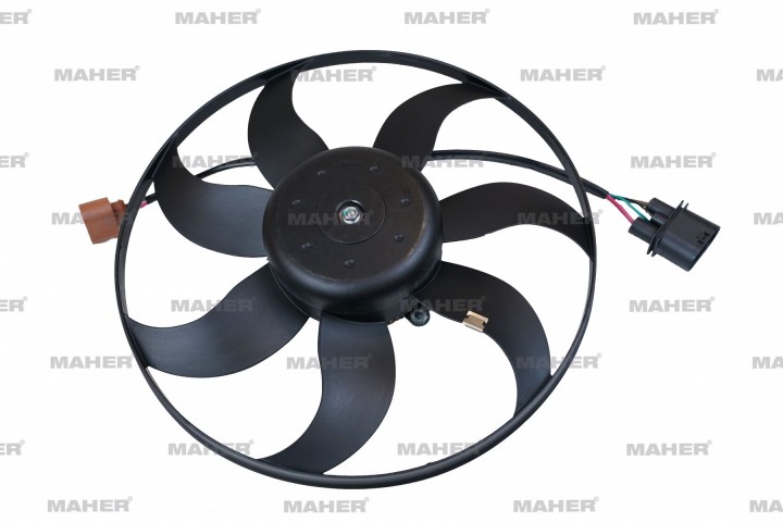 FAN RADYATÖR GOLF5 / GOLF6 / JETTA / PASSAT / CADDY / A3 / LEON 04-12 SOL 220W-360mm