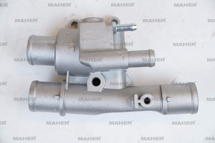 TERMOSTAT ALBEA 03-10 / DOBLO 01-10 / PALIO 03-07 / BRAVA 96-07 / BRAVO 96-07 / MAREA 96-07 / STILO 02-08 / 1.6 16V ÇİFT DELİK KOMPLE CONTALI 88°C